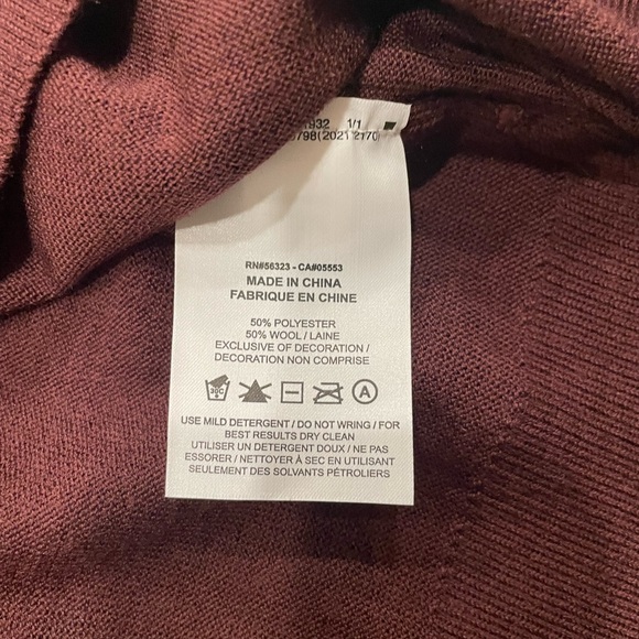 Nike TW Tiger Woods Collection Knit Golf Sweater Wool Blend CU9782-652 Men Sz XL - Picture 7 of 14